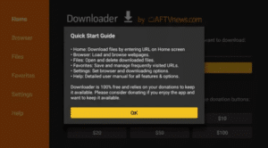 downloader code 